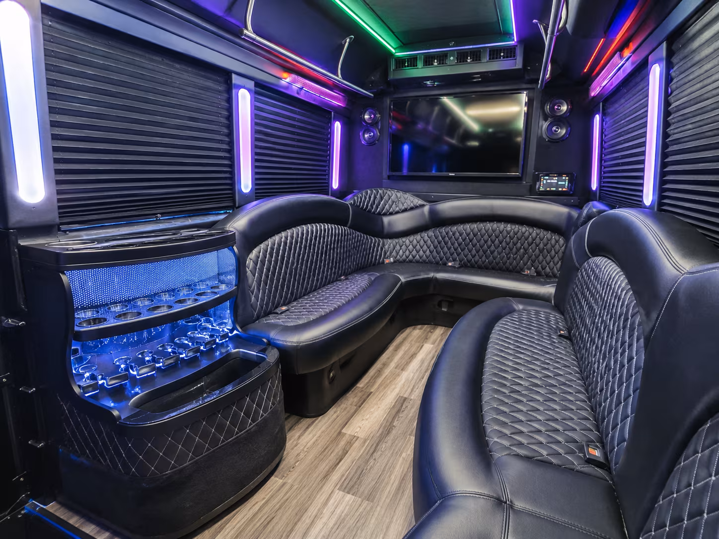 Ontario Concert & Music Festival Transportation party bus exterior