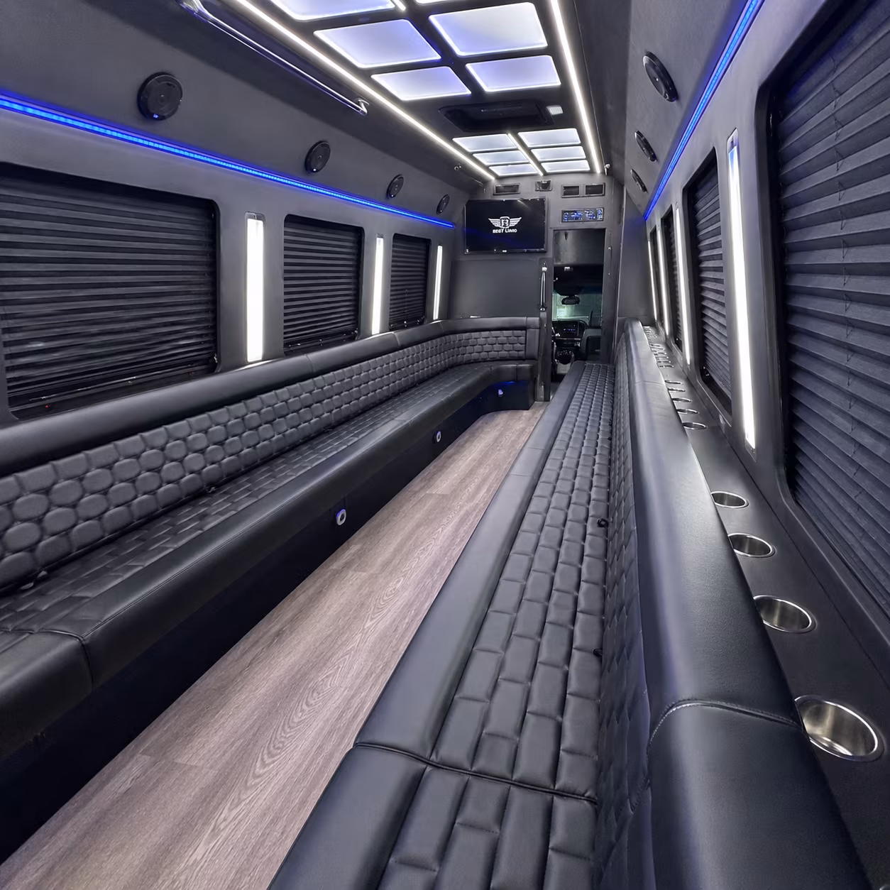 Ontario Private Event Transportation party bus exterior