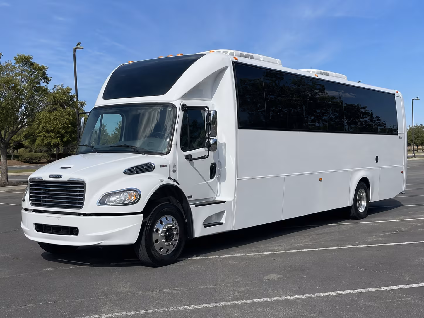 Ontario Prom & Homecoming Transportation party bus exterior