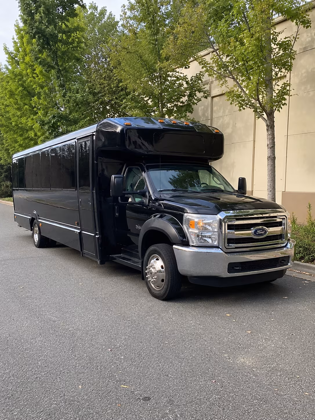 Ontario Sporting Event Transportation party bus exterior