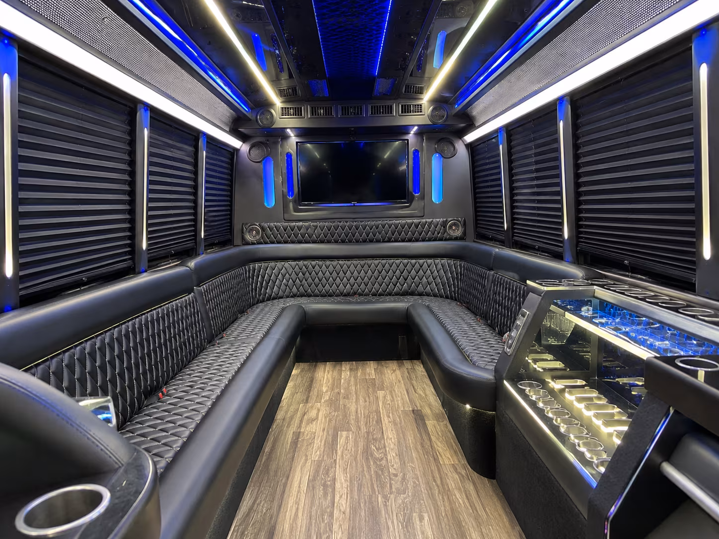 Ontario Sporting Event Transportation party bus exterior