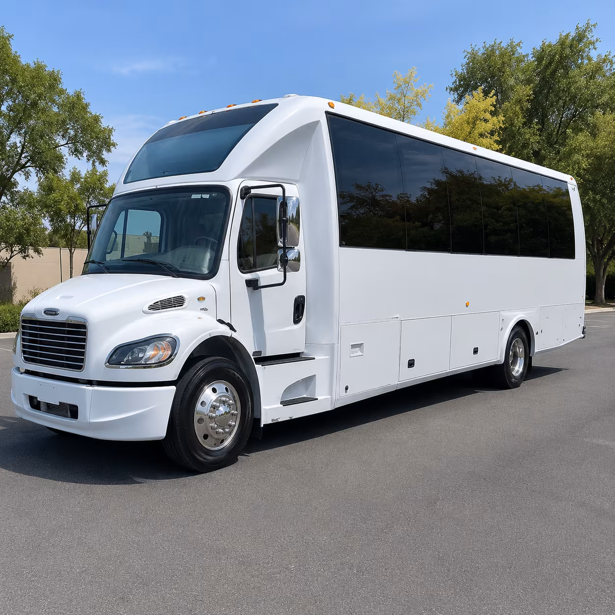 Ontario Wedding Transportation party bus interior